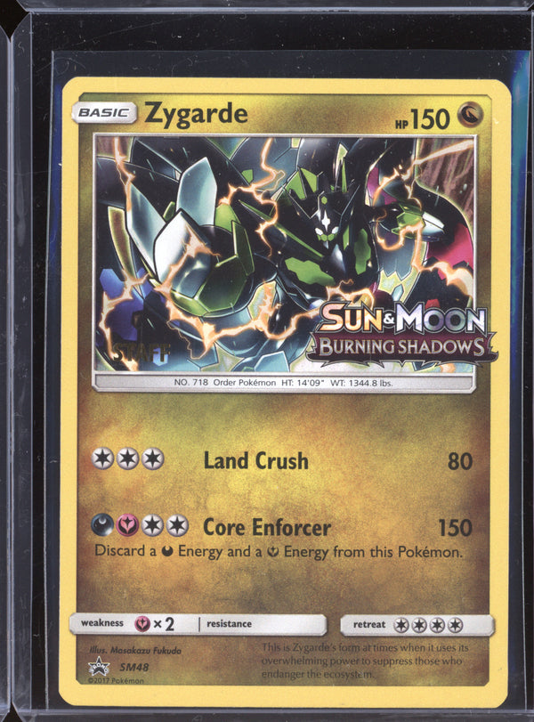 Zygarde 2017 Pokemon Sun & Moon Promos SM48 Staff Prerelease