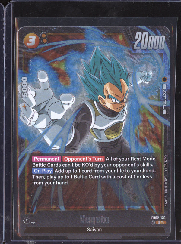 Vegeta 2024 Dragon Ball Super Blazing Aura FB02-133 SR