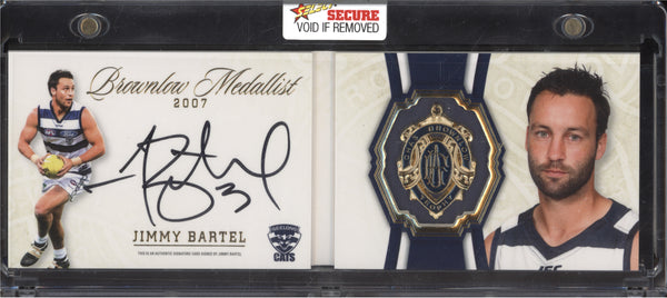 Jimmy Bartel 2024 Select Brownlow Medallist 2007 Booklet Signature 129/150