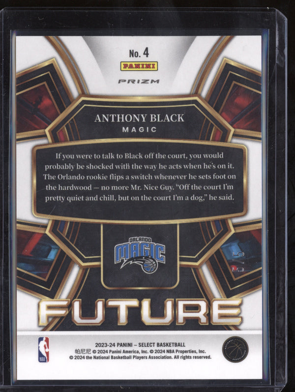 Anthony Black 2023-24 Panini Select 4 Future Green RC 5/5