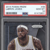 LeBron James 2014-15 Panini Prizm 48 PSA 10