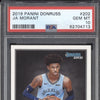 Ja Morant 2019-20 Panini Donruss 202 RC PSA 10