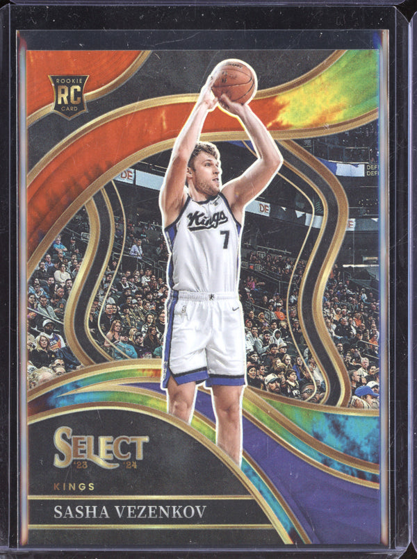 Sasha Vezenkov 2023-24 Panini Select 271 Courtside Tie-Dye RC 16/25