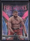 Jan Blachowicz 2022 Panini Prizm 19 Fireworks Pink Pulsar 13/42