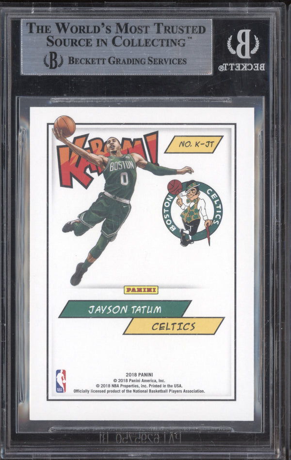 Jayson Tatum 2018 Panini  5 Kaboom RC BGS 9