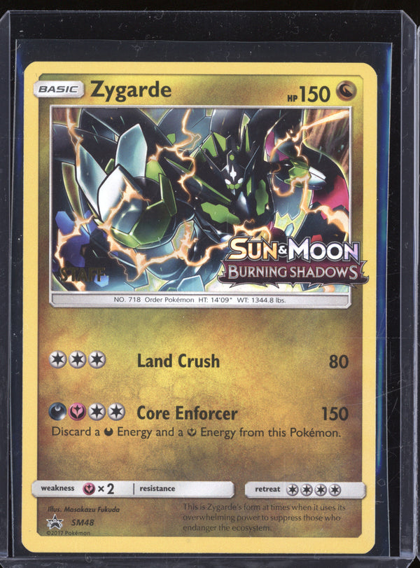 Zygarde 2017 Pokemon Sun & Moon Promos SM48 Staff Prerelease