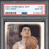 Yao Ming 2002-03 Upper Deck MVP 193 RC PSA 10