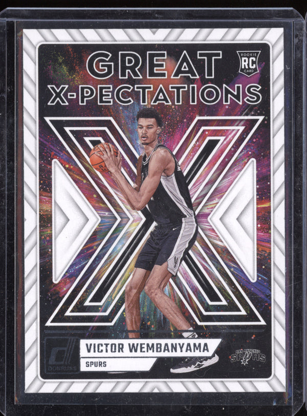 Victor Wembanyama 2023-24 Panini Donruss 10 Great X-Pectations RC