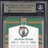 Jayson Tatum 2017-18 Panini Donruss Optic 3 Rookie Kings RC BGS 9.5