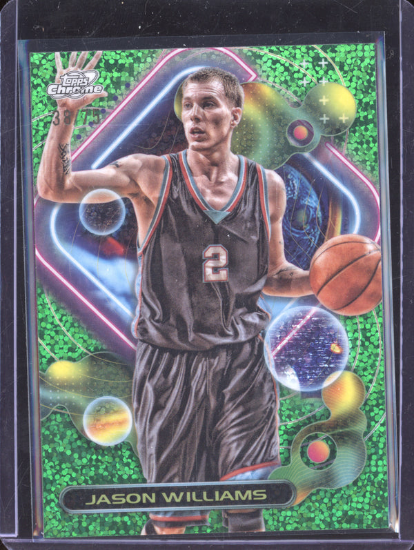 Jason Williams 2023-24 Topps Cosmic Chrome 68 Green Space Dust 38/75