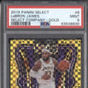 LeBron James 2019-20 Panini Select 8 Select Company Gold 6/10 PSA 9