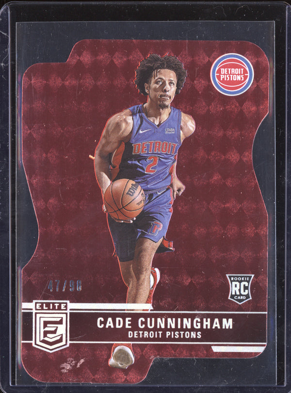 Cade Cunningham 2021-22 Panini Donruss Elite 248 Aspirations RC 47/98