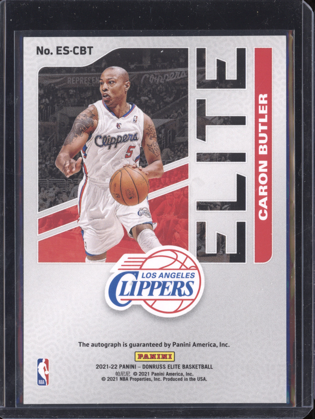 Caron Butler 2021-22 Panini Donruss Elite ES-CBT Elite Signatures Gold 5/10
