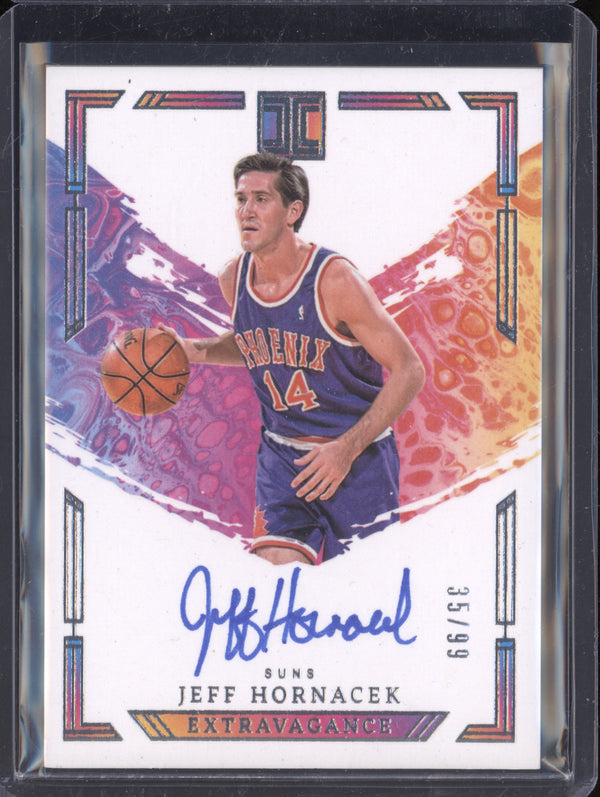 Jeff Hornacek 2023-24 Panini Impeccable EA-JEF Extravagance Auto 35/99