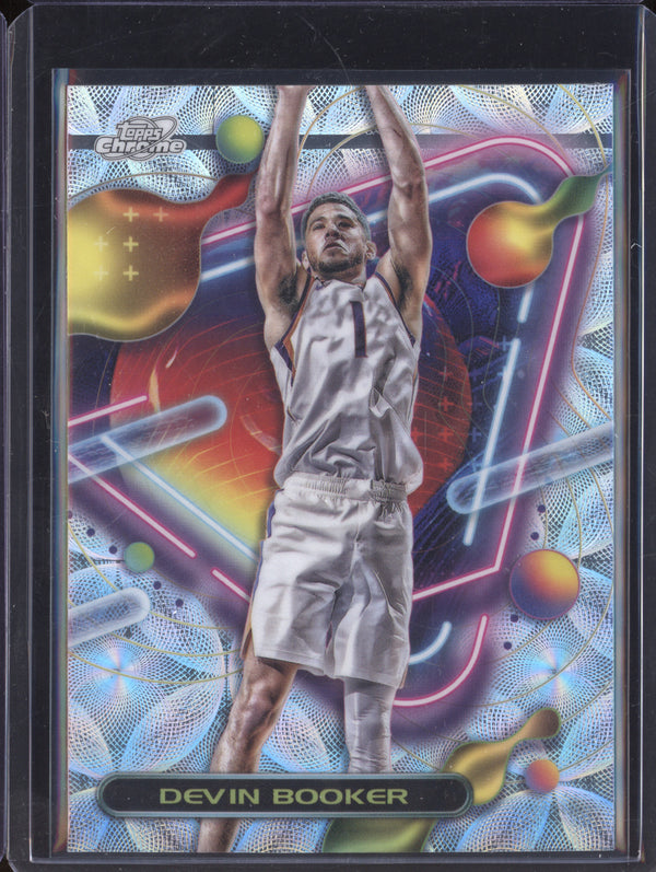 Devin Booker 2023-24 Topps Cosmic Chrome 100 Nucleus Refractor