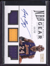 Kobe Bryant 2012-13 Panini National Treasures 2 NBA Gear Trios Signature 68/99