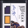 Kobe Bryant 2012-13 Panini National Treasures 2 NBA Gear Trios Signature 68/99