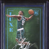 Jordan Mickey 2015-16 Panini Luxe LX-JMK Luxe Framed Autograph Sapphire RC 6/25