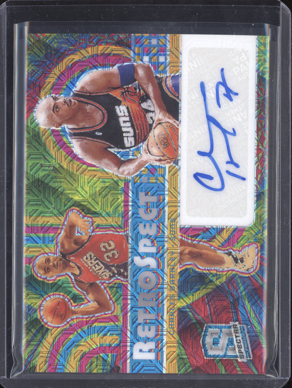 Charles Barkley 2023-24 Panini Spectra RSA-CBK Retrospect Auto Meta 22/25