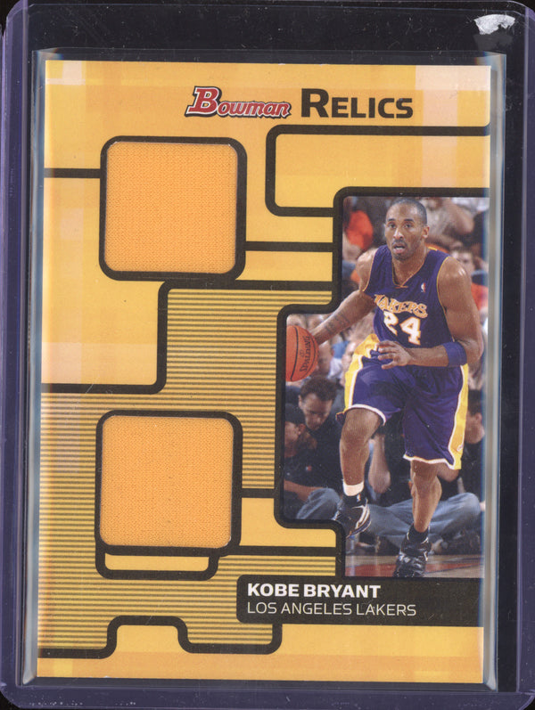 Kobe Bryant 2007-08 Bowman Draft Picks & Stars BR-KB Jersey Relic 69/199