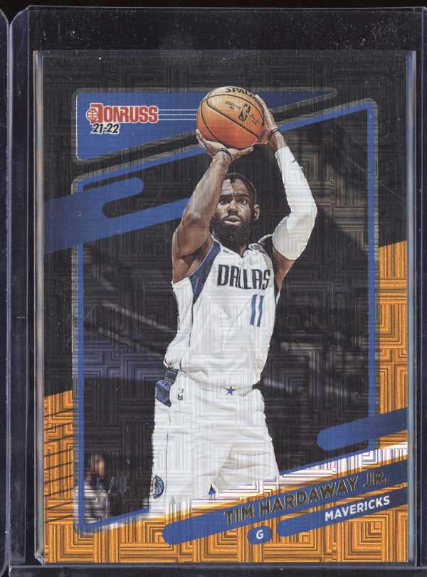 Tim Hardaway Jr 2021-22 Panini Donruss 183 Black Gold Choice 5/8