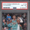 Ja Morant 2019-20 Panini Chronicles 116 Panini Young Dolph RC PSA 8