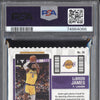 LeBron James 2022-23 Panini Contenders 36 Stub 2/6 PSA 9