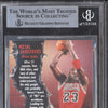 Michael Jordan 1996-97 Fleer Metal 241 Metal Shredders BGS 9