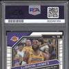 LeBron James 2022-23 Panini Prizm 18 Fearless Silver PSA 9