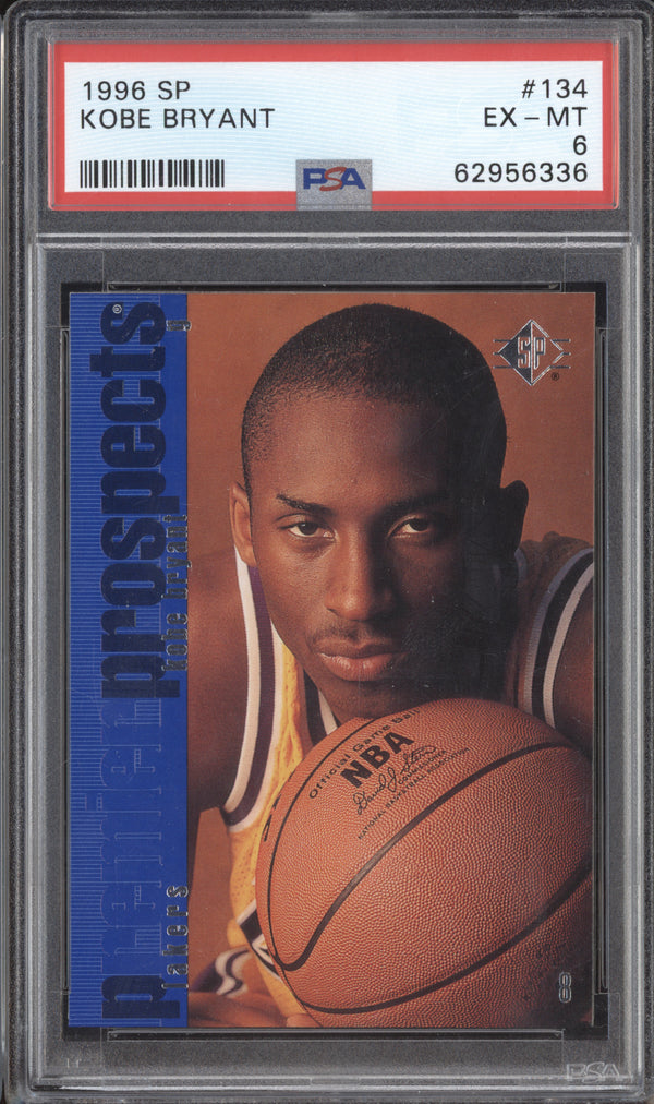 Kobe Bryant 1996-97 SP  134 Premier Prospects RC PSA 6