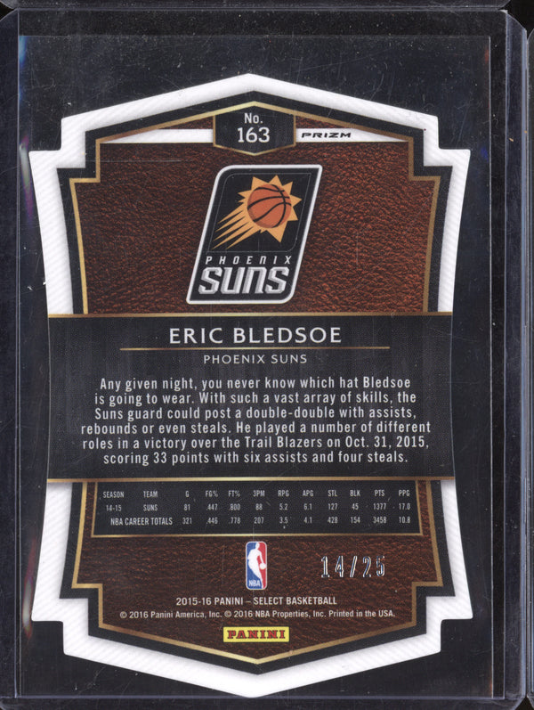 Eric Bledsoe 2015-16 Panini Select 163 Tie Dye Die Cut 14/25