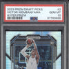 Victor Wembanyama 2023 Panini Prizm Draft Picks 2 Hyper RC PSA 10