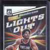 Scoot Henderson 2023-24 Panini Donruss Optic 14 Lights Out Holo RC