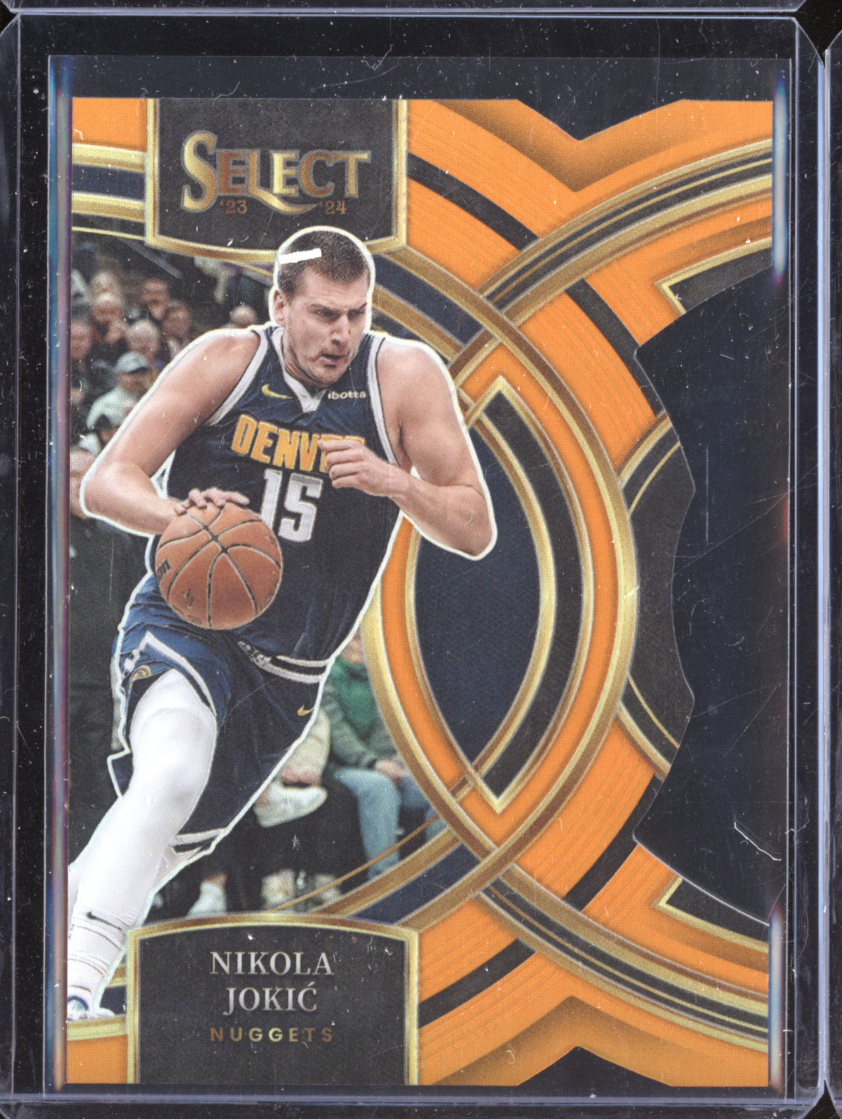Nikola Jokic 2023-24 Panini Select 169 Orange Die-Cut 54/65