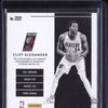 Cliff Alexander 2015-16 Panini Noir 222 Autograph Patch Rookie Black & White RC 82/99