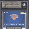 Kristaps Porzingis 2015-16 Panini Prizm 348 RC BGS 9.5