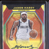 Jaden Hardy 2022-23 Panini Flux UVS-JHA Ultra Violet Auto Red RC 11/49