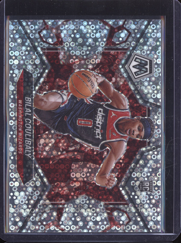 Bilal Coulibaly 2023-24 Panini Mosaic 235 Fast Break Mosaic Silver RC