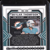 Skylar Thompson 2022 Panini Obsidian 159 Orange Etch RC 1/75