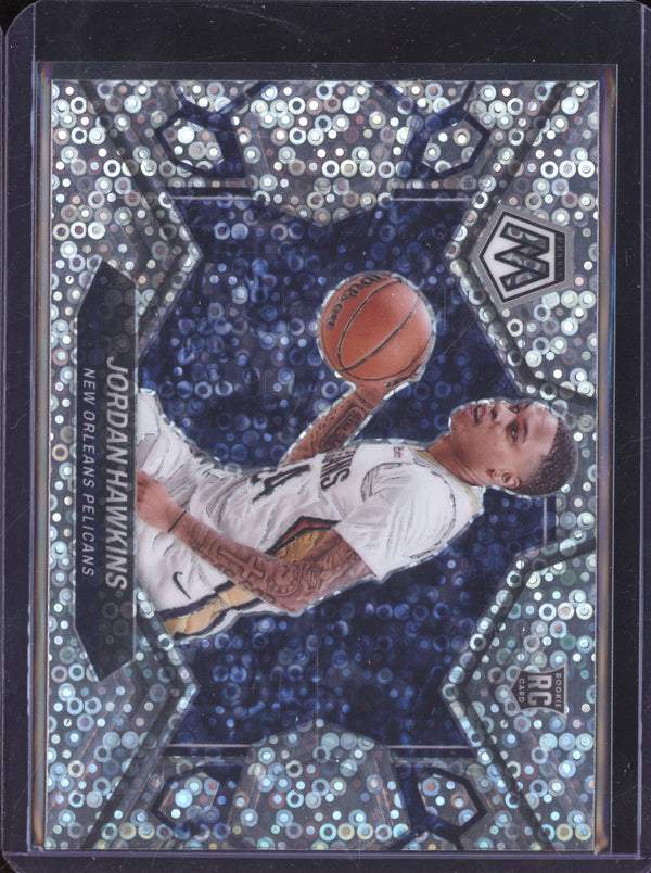 Jordan Hawkins 2023-24 Panini Mosaic 243 Fast Break Mosaic Silver RC