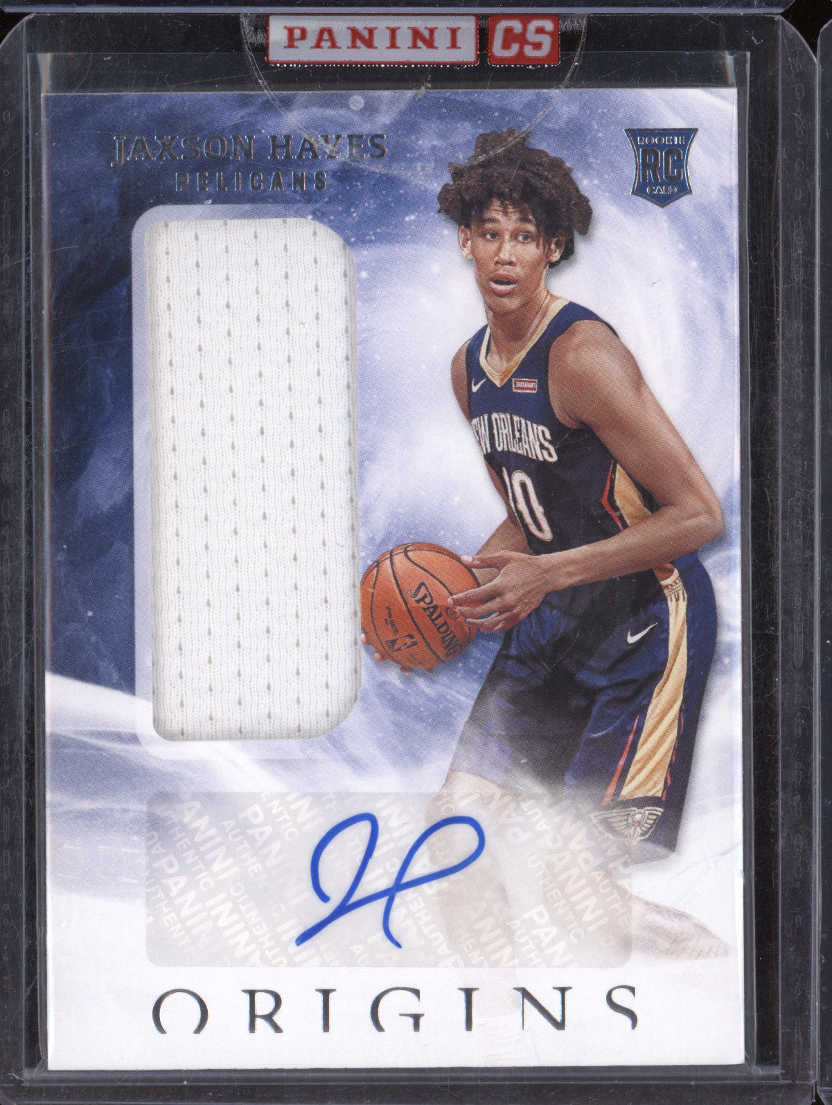Jaxson Hayes 2019-20 Panini Origins 165 Rookie Jersey Auto RC