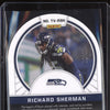 Richard Sherman 2022 Panini Obsidian TV-RSH Tunnel Vision 62/99