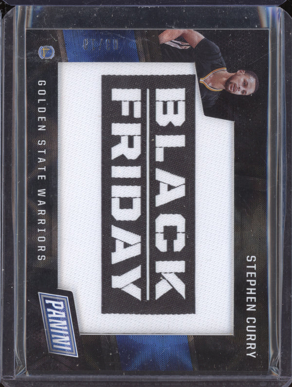 Stephen Curry 2017 Panini Black Friday BF-SC Black Friday Patch Galactic 3/10