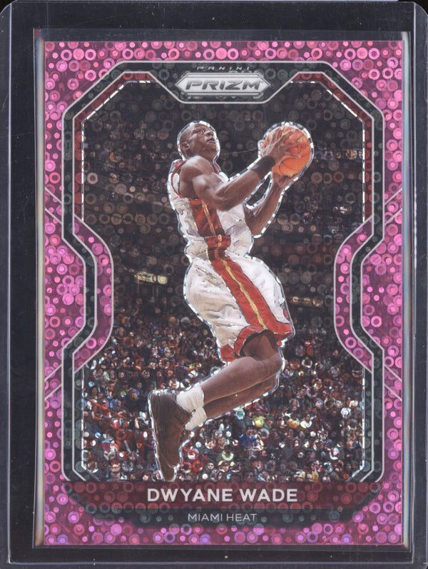 Dwyane Wade 2020-21 Panini Prizm 195 Fast Break Pink 22/50