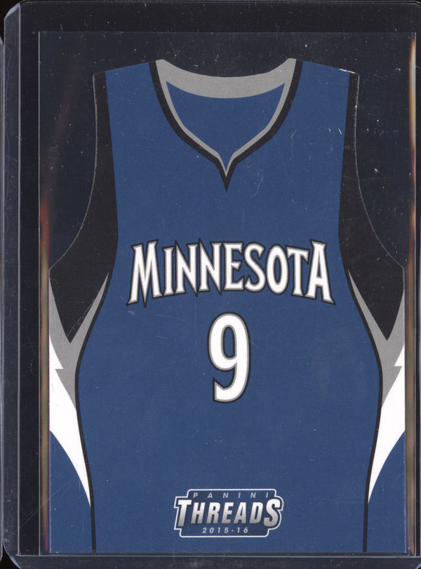 Ricky Rubio 2015-16 Panini Threads 19 Team Threads Die-Cuts