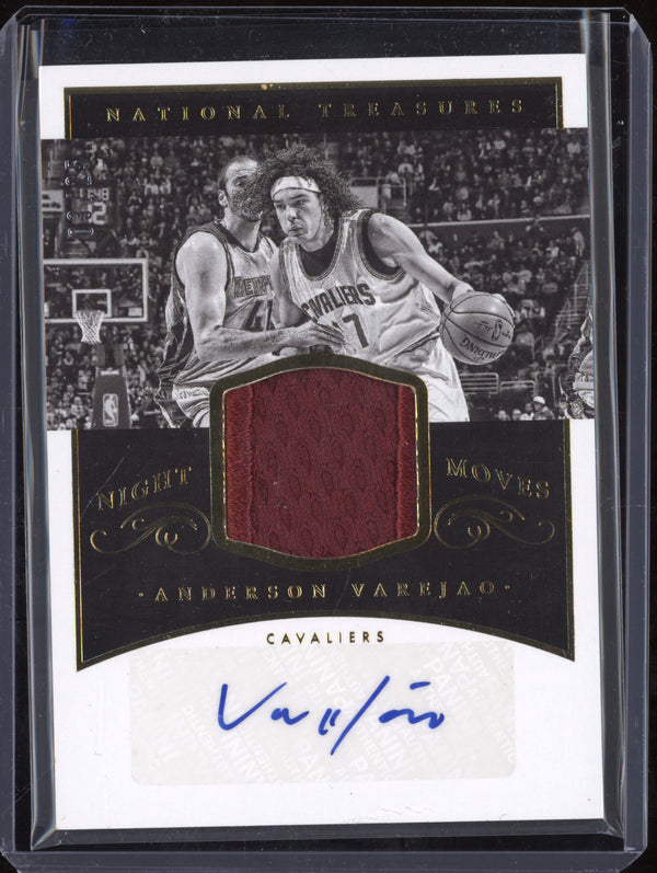 Anderson Varejao 2014-15 Panini National Treasures NM-AV Night Moves Prime Autograph 3/25