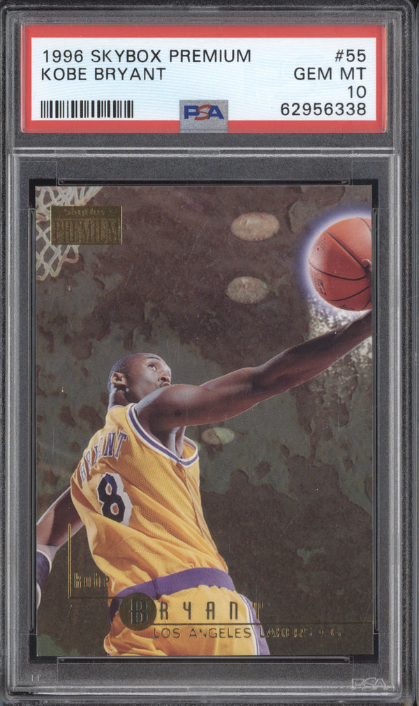 Kobe Bryant 1996-97 Skybox Premium 55 RC PSA 10