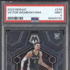 Victor Wembanyama 2023-24 Panini Mosaic 238 RC PSA 9