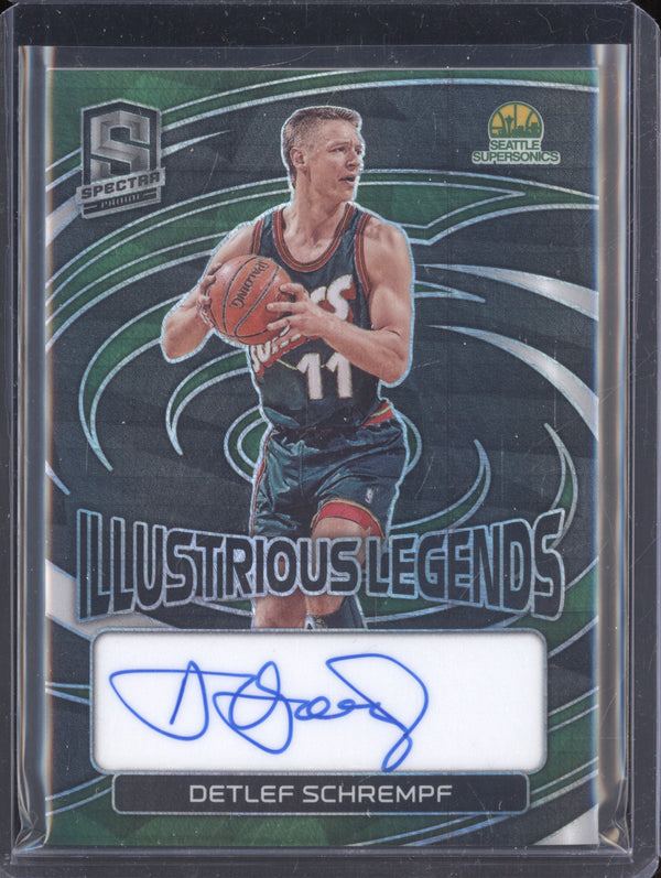 Detlef Schrempf 2022-23 Panini Spectra ILS-DFS Illustrious Legends Auto Asia