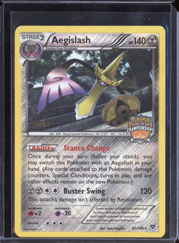 Aegislash 2014 Pokemon XY 85/146 Regional Championships Staff